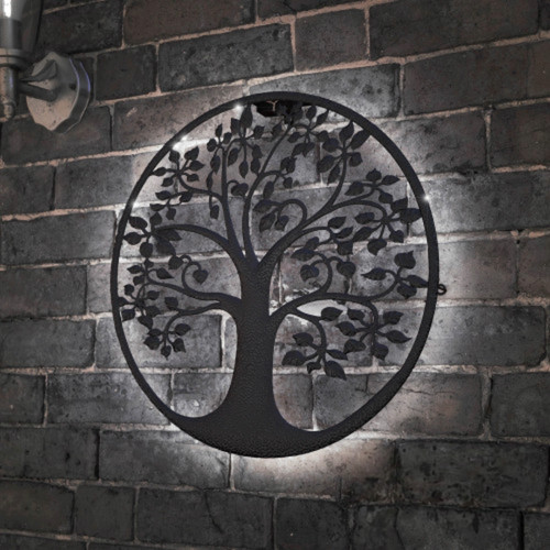 Solar backlit tree life - tree, of