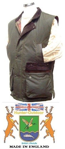 Derwent waxed cotton - cotton, gilet