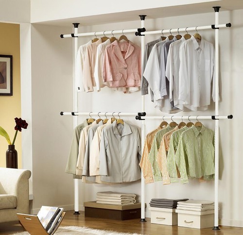 Telescopic wardrobe organise - telescopic,