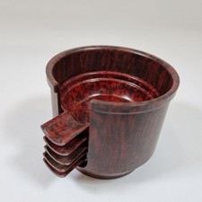 Vintage Set Of 5 Ashtrays In