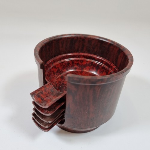Vintage set ashtrays in - set, 5