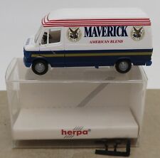 HERPA HO 1/87 VAN VAN MERCEDES-BENZ MB 207 D MAVERICK AMERICAN BLEND 041805
