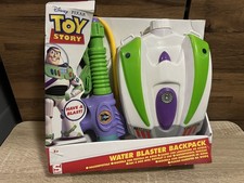 RARE Disney pixar Toy Story Lightyear Premium Water Gun Backpack