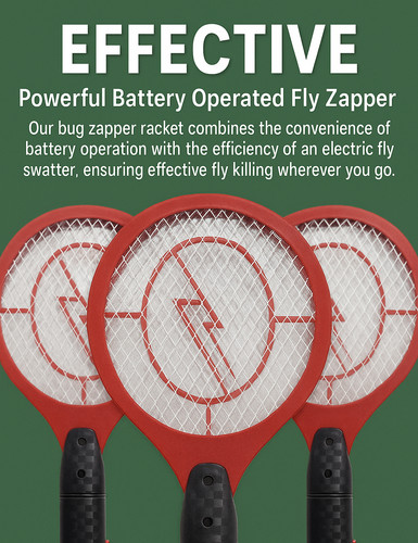Bug zapper racket fly swatter - racket,
