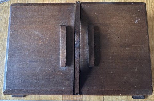 1940 wooden sewing box - sewing,