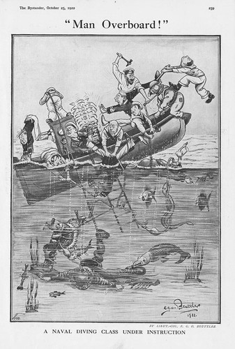 Man overboard naval diving - overboard,