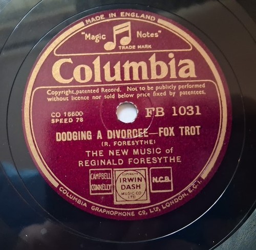 78rpm reginald forsyth - 10",