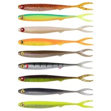 Fox Rage UV Slick Finesse Split Tail Drop Shot Soft Lure SINGLE LOOSE LURES