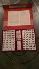 Vintage Mahjong Set Bone &