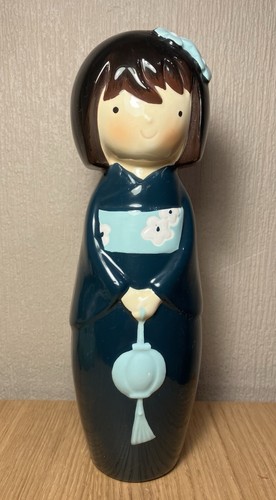 Kokeshi doll handpainted - kokeshi,