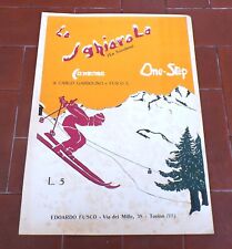 Spartito LA SGHIAROLA Carlo Garbolino Fusco - 1932 PIANOFORTE La scivolata