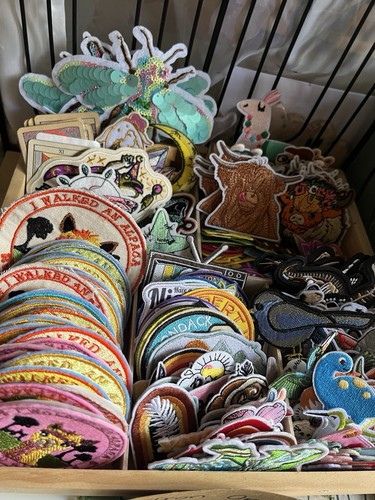 Job lot iron patches - lot,
