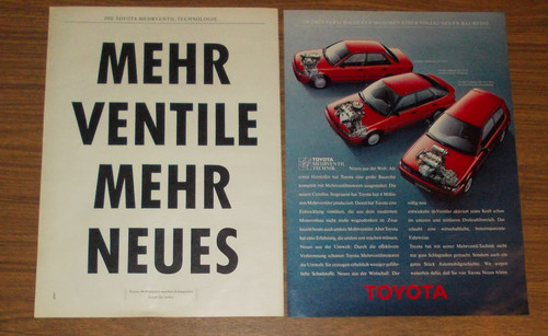 Rare advertising toyota - rare,