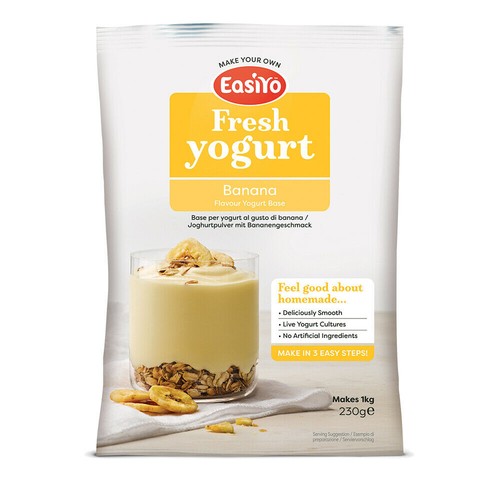 Easiyo banana yogurt - banana, mix