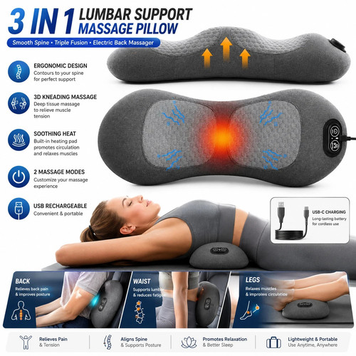 Electric back - 3‑in‑1,