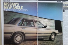 Original 1986 Autocar extracted mag road test: NISSAN LAUREL & stretched Granada