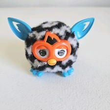 Furby Furbling Zigzag Mini Boom 2013 Black & White Stripes Tested & Working