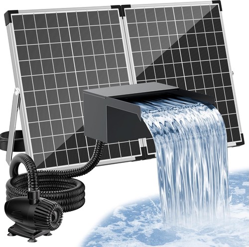 Solar pond waterfall kit - solar,