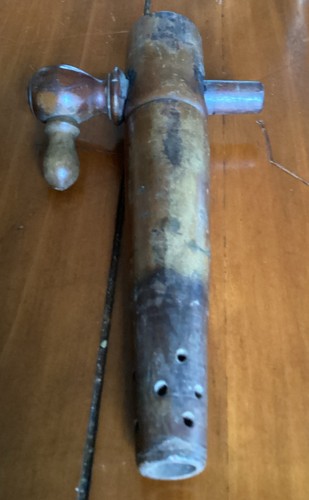 Vintage wooden barrel - wooden, tap