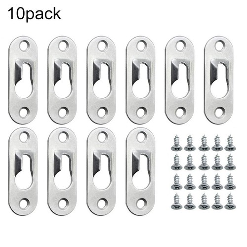 Keyhole hanging bracket plate - keyhole,