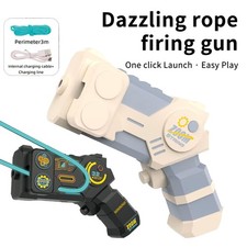Generic String Shooter Glow in The Dark Rope Launcher Toy Gun Kids Xmas Gift