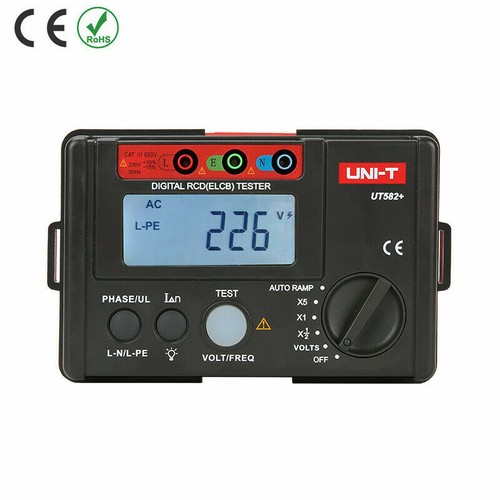 Uni ut582 digital rcd elcb - ut582+,