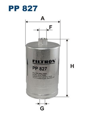 827 filtron fuel filter for - filter,