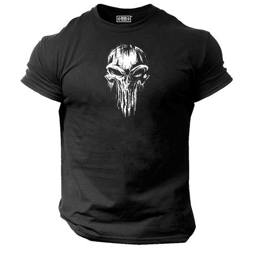 Skull shirt gym clothing - skull,