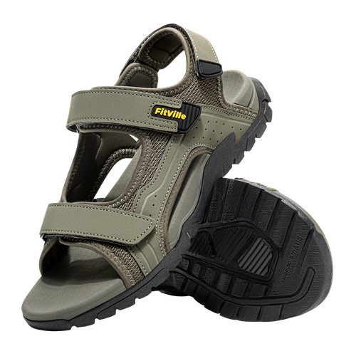 Fitville mens wide fit sandals - fitville,
