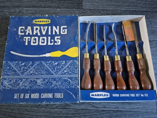 Marples wood carving tool - wood, set
