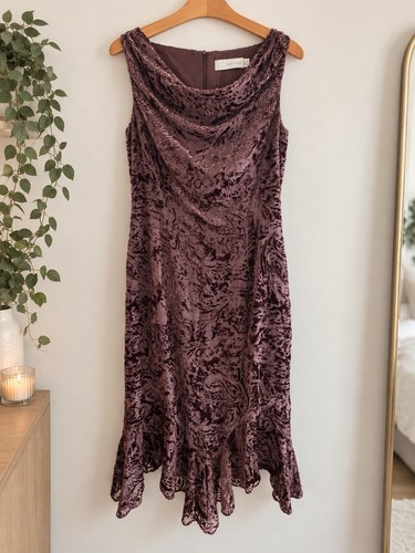 Luis civit brown - floral, velvet