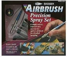 Badger BA2003 Siphon Feed 200 Airbrush with Propellent Precision Spray Set