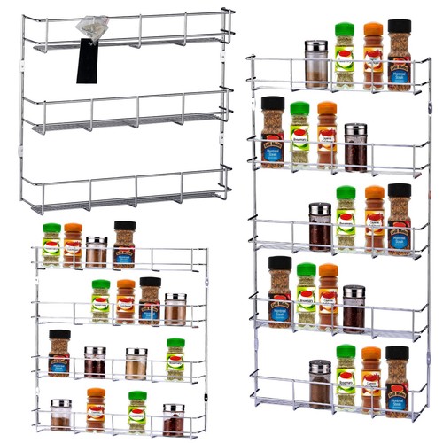 Tier spice herb jar rack - 3/4/5,