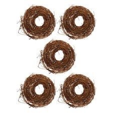  5 Pcs Flower Wreath Frame Door Hanging Decor Diy Wedding Garlands