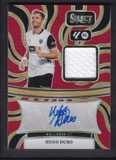 2024-25 HUGO DURO AUTO JERSEY PANINI SELECT LA LIGA RED AUTOGRAPHS