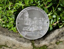 VINTAGE AUTOMOBILE CAR.BADGE # PORSCHE CLUB MEETING HAMBURG GERMANY 2009