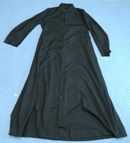 Used loose black cassock - loose,