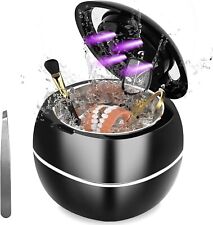 Ultrasonic Retainer Denture Mouth Guard Invisalign Aligner Cleaner 180ml - Black