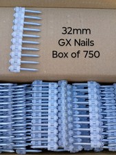 32mm Nails Suitable For Hilti GX3 , GX100 , GX120 Nail Guns Box of 750 Nails