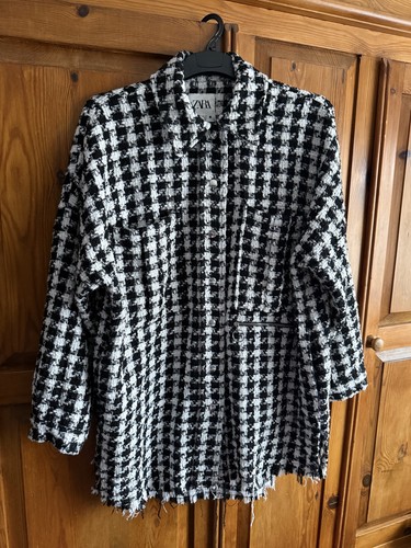 Zara boucle tweed houndstooth - zara,