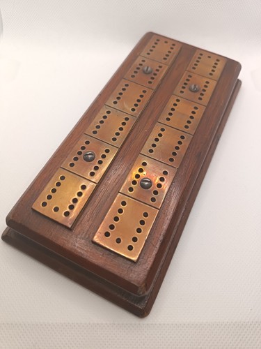 Vintage brass and mahogany - vintage,