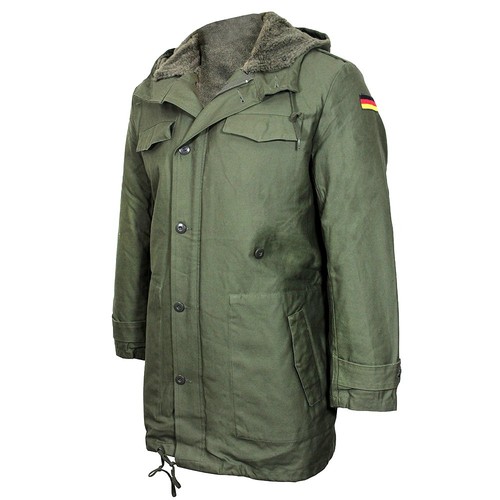 Olive german army parka - olive,