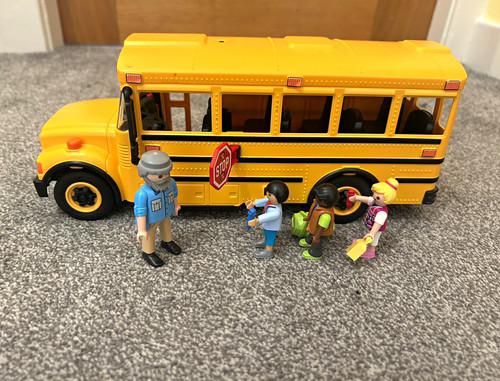 Playmobil school bus - school, bus.