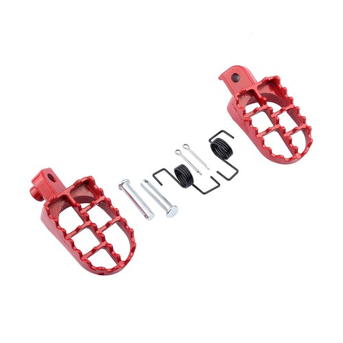 Dirt bike foot pegs - dirt, enhanced