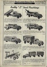 1939 PAPER AD Buddy L Steel