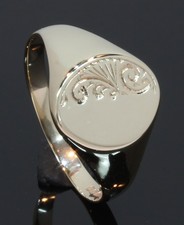 9 Carat Yellow Gold Gents 1/2