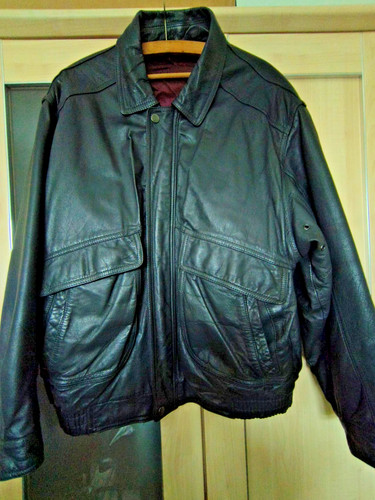 Mens vintage black genuine - mens,