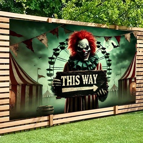 Halloween clown circus - halloween,