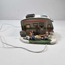 Lemax High Rock Lake Trailer Caravan Table Centrepiece Christmas Light Up 85322