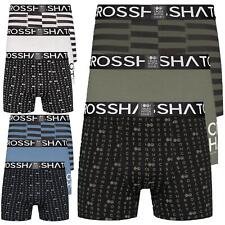 Crosshatch 6 & 3 Pack Mens Striped Boxers Shorts Underwear Designer Assorted Set